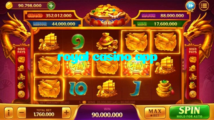 royal casino app casino presented on mobile device in Pakistan with slots and live games